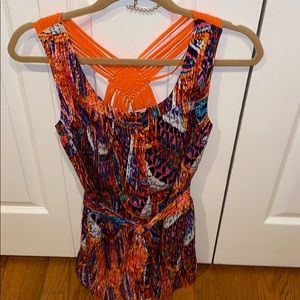 Multicolored romper